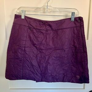 Mountain Hardwear Puffer Mini Skirt in Rich Purple